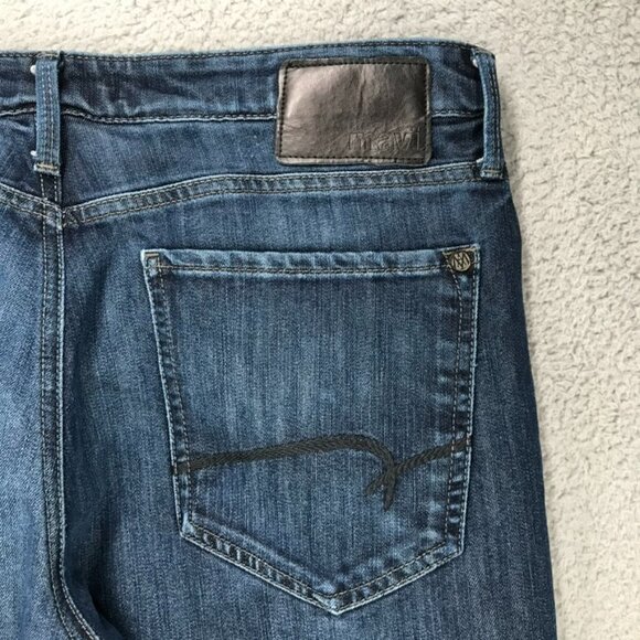 MAVI Jeans Mens 34x30 MATT Relaxed Straight Leg Deep Stanford Dark Wash Denim - Picture 4 of 15